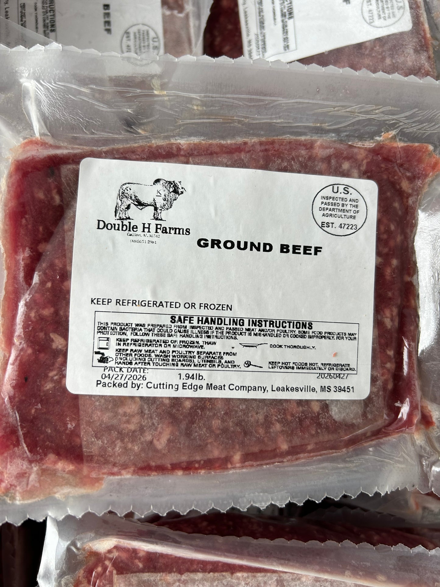 Ground beef